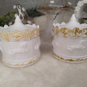 Illatgyertya  - karácsony - karácsonyi lakásdekoráció - karácsonyi illatgyertya, mécses - Meska.hu