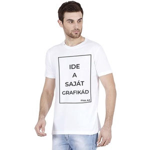 Unisex Felnőtt L Fehér Póló Egyedi Grafikával! - Meska.hu