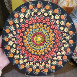 Egyensúly-Mandala, Művészet, Festmény, Akril, Festészet, MESKA