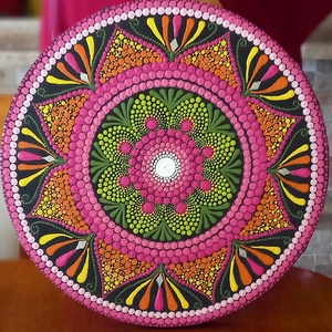 Harmónia Mandala, Művészet, Festmény, Akril, Festészet, Meska