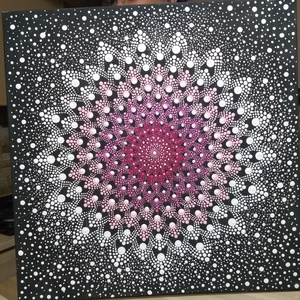 Bőség Mandala - művészet - festmény - akril - Meska.hu