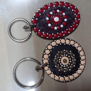 Mandala kulcstartó  - otthon & életmód - dekoráció - spiritualitás - mandala - Meska.hu
