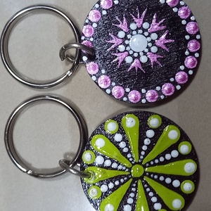 Mandala kulcstartó  - otthon & életmód - dekoráció - spiritualitás - mandala - Meska.hu