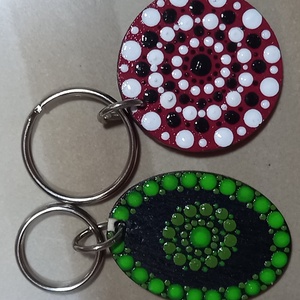 Mandala kulcstartó  - otthon & életmód - dekoráció - spiritualitás - mandala - Meska.hu