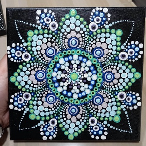 Harmónia Mandala, Művészet, Festmény, Akril, , MESKA