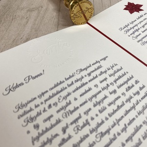 Névre szóló levél a Mikulástól /Télapótól! - karácsony - mikulás - mikulás ajándékok - Meska.hu