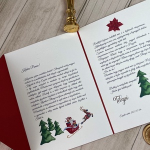 Névre szóló levél a Mikulástól /Télapótól! - karácsony - mikulás - mikulás ajándékok - Meska.hu