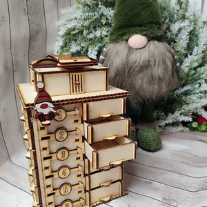 Adventi kalendárium -torony forma - Meska.hu