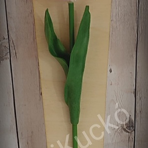 Élethű tulipán fa alapon - otthon & életmód - dekoráció - dísztárgy - Meska.hu