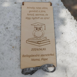 Ballagási pénzátadó box - Meska.hu