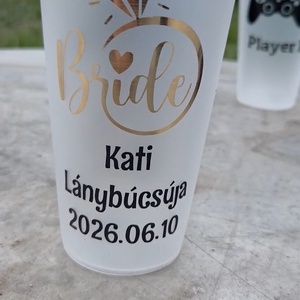 Lánybúcsús és legénybúcsús repoharak, Esküvő, Emlék & Ajándék, Nászajándék, Esküvői pohár, pohárszett, Decoupage, transzfer és szalvétatechnika, Mindenmás, MESKA