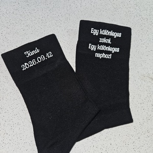 Tanú / Örömapa zokni, Ruha & Divat, Cipő & Papucs, Zokni, Decoupage, transzfer és szalvétatechnika, MESKA