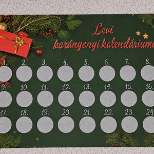 Kaparós kalendárium - karácsony - adventi díszek - adventi naptár - Meska.hu