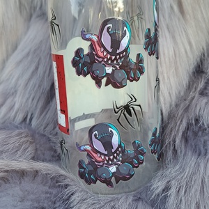 Marvel-Venom bambusz tetős üvegpohár, Otthon & Életmód, Konyhafelszerelés, tálalás, Tálalás, Pohár, Mindenmás, MESKA