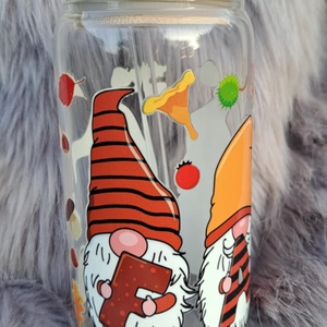 Őszi manó mintájú műanyag pohár - Meska.hu