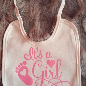 Egyedi  baba előke vízhatlan hátulsó résszel - ruha & divat - babaruha & gyerekruha - előke & nyálkendő - Meska.hu