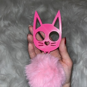 Pink Kitty/Pink Tassel, Táska & Tok, Kulcstartó & Táskadísz, Táskadísz, Fotó, grafika, rajz, illusztráció, MESKA