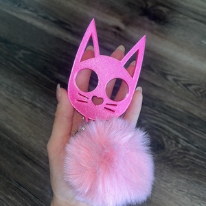 Pink Kitty/Pink Tassel, Táska & Tok, Kulcstartó & Táskadísz, Táskadísz, Fotó, grafika, rajz, illusztráció, MESKA