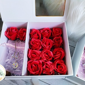 Szappanrózsa ajándék box - ékszer - ékszertartó - ékszerdoboz - Meska.hu