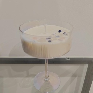 Ásvány szivárvány pohár, Otthon & Életmód, Gyertya, illat, aroma, Gyertya, Gyertya-, mécseskészítés, MESKA