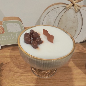 Kávés gyertya, Kellékek & szerszámok, Dekorációs kellékek, Dekorációs gyertya, Gyertya-, mécseskészítés, MESKA