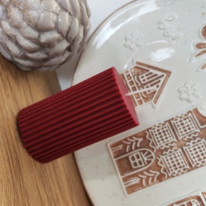 Burgundi oszlop gyertya, Otthon & Életmód, Gyertya, illat, aroma, Gyertya, Gyertya-, mécseskészítés, MESKA