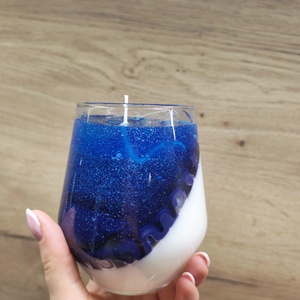 Áfonyás Pannacotta gyertya - kellékek & szerszámok - dekorációs kellékek - dekorációs gyertya - Meska.hu