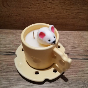 Egérke gyertya, Otthon & Életmód, Gyertya, illat, aroma, Gyertya, Gyertya-, mécseskészítés, MESKA