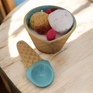 Kék fagylaltkehely - Meska.hu