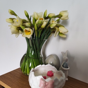 Masnis tojásban gyertya, Kellékek & szerszámok, Dekorációs kellékek, Dekorációs gyertya, Gyertya-, mécseskészítés, MESKA