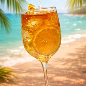 Aperol gyertya - otthon & életmód - gyertya, illat, aroma - gyertya - Meska.hu