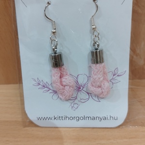 Csomózott fülbevaló, Ékszer, Fülbevaló, Lógó fülbevaló, Csomózás, MESKA