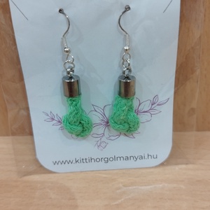 Fülbevaló, Ékszer, Fülbevaló, Lógó fülbevaló, Csomózás, MESKA