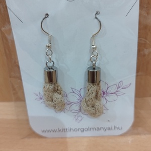 Fülbevaló, Ékszer, Fülbevaló, Lógó fülbevaló, Csomózás, MESKA