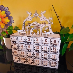 Adventi Naptár (Betlehemes) - játék & sport - keresztelőajándékok - Meska.hu