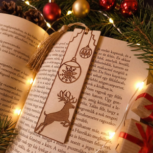 karácsonyi könyvjelző - Meska.hu
