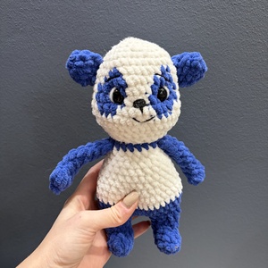 Horgolt panda - Meska.hu