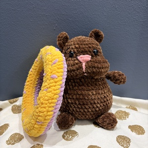 Horgolt hörcsög - játék & sport - plüssállat & játékfigura - más figura - Meska.hu