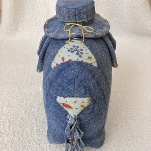 Kézzel készített puha játék farmer elefánt kalapban - játék & sport - plüssállat & játékfigura - elefánt - Meska.hu