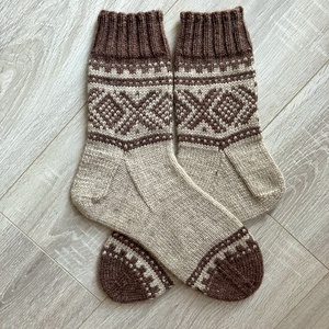 gyapjúzokni. Méret: 42-43 - ruha & divat - cipő & papucs - zokni - Meska.hu