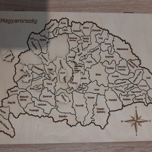 Nagy-Magyarország puzzle fából - játék & sport - puzzle - hagyományos puzzle - Meska.hu