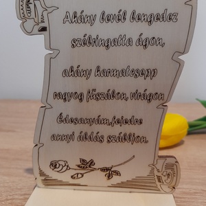 Táblácska dekoráció anyák napjára - otthon & életmód - dekoráció - asztal és polc dekoráció - asztaldísz - Meska.hu