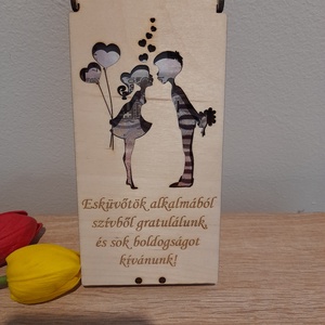 Pénzátadó esküvőre - esküvő - emlék & ajándék - nászajándék - esküvői pénzátadó doboz - Meska.hu