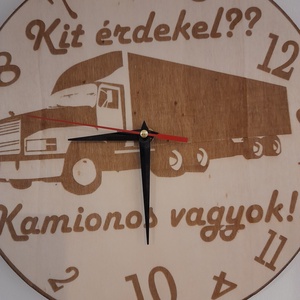 Minőségi falióra kamionosoknak - otthon & életmód - dekoráció - fali és függő dekoráció - falióra & óra - Meska.hu