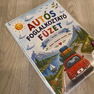 Autós Foglalkoztató Füzet � Játékos utazás gyerekeknek!, Játék & Sport, Készségfejlesztő és Logikai játék, Oktató játékok, Könyvkötés, MESKA