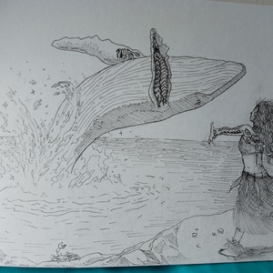 Barátság - művészet - festmény - festmény vegyes technika - Meska.hu