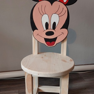 Minnie egeres kisszék, Otthon & Életmód, Babaszoba, gyerekszoba, Gyerek szék, sámli, Famegmunkálás, Festészet, MESKA