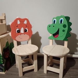 Dinó mintás kisszék - Meska.hu