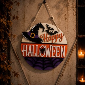 Halloweeni kopogtató, ajtódísz, különböző minták - otthon & életmód - dekoráció - halloween - halloweeni ajtódíszek és ablakdíszek - Meska.hu