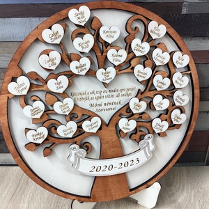 Ballagás Pedagógusoknak  Óvó néniknek Ballagási Ajándékfa Nevekkel Gravírozva Nagy :40 cm - otthon & életmód - dekoráció - kép & falikép - táblakép - Meska.hu